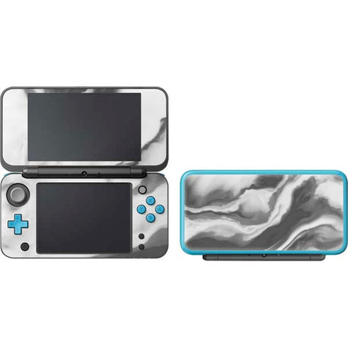 Grey Marble Ink Nintendo 2DS XL (2017) Skin